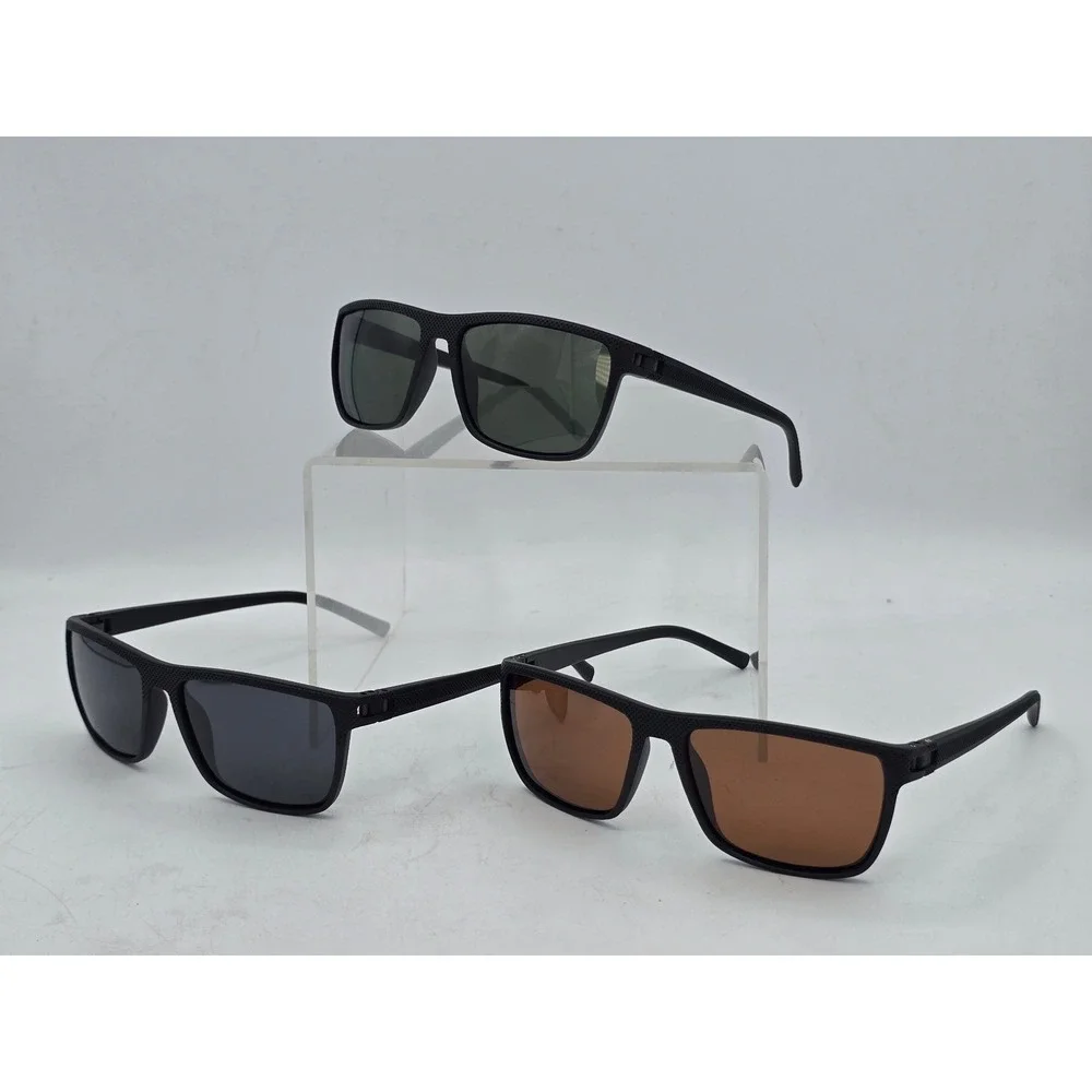 StoryCoast Sunglasses 3 Pack Mens OS Black Textured Polarized L5811 - NEW
